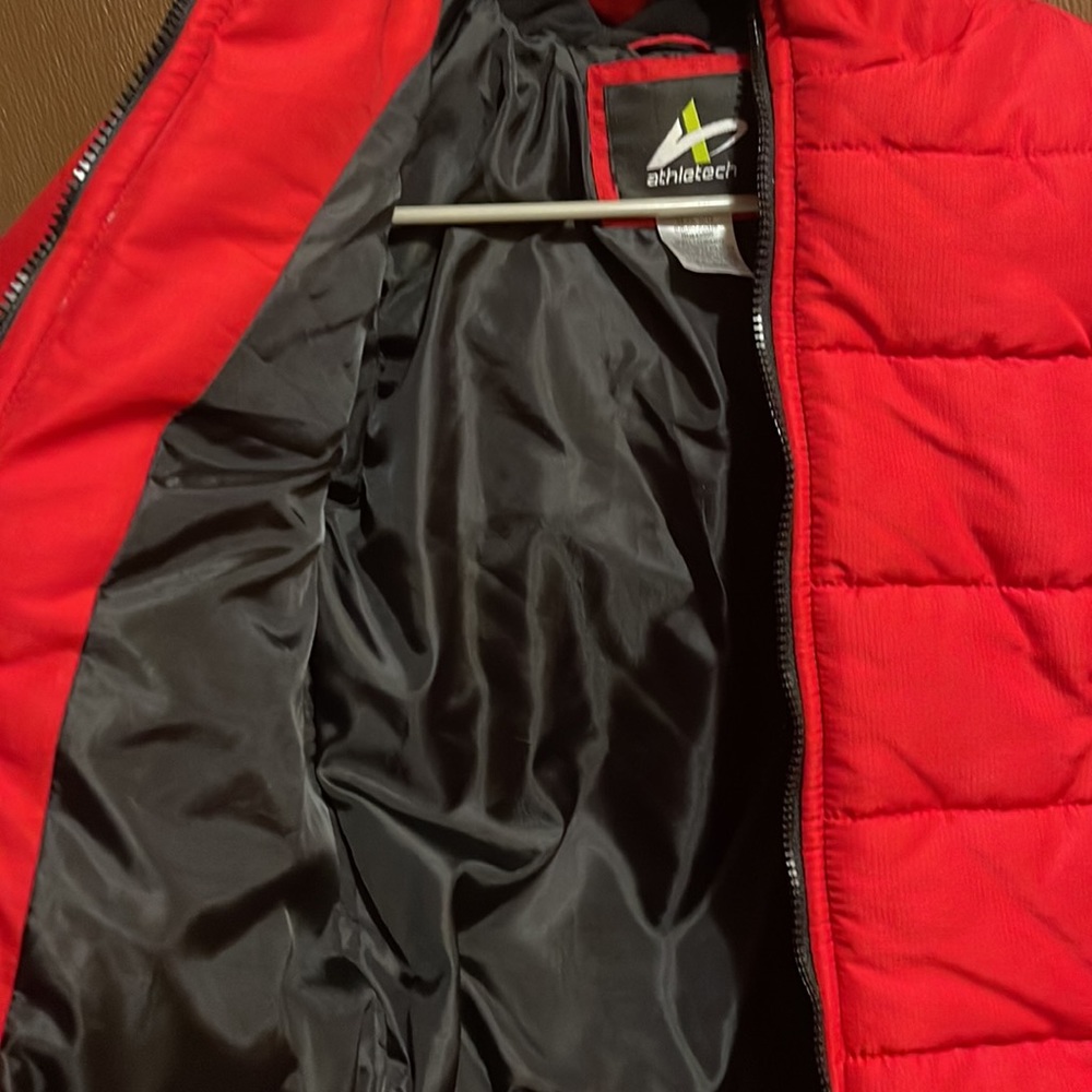Red winter jacket for the cold night x-small size - Picture 3 of 5